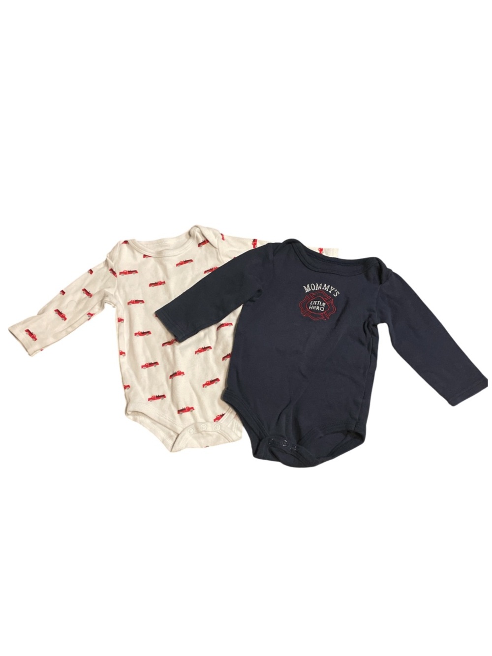 Hudson Baby long-sleeve Fire Fighter Onesies